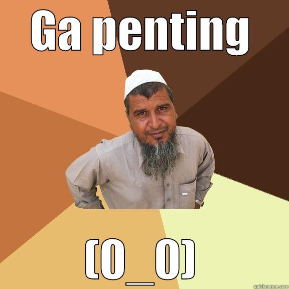 GA PENTING (0_0) Ordinary Muslim Man