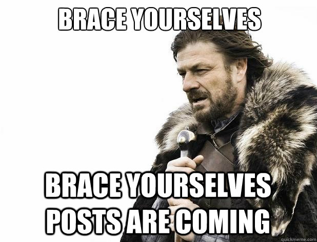 Brace yourselves brace yourselves posts are coming - Brace yourselves brace yourselves posts are coming  Misc