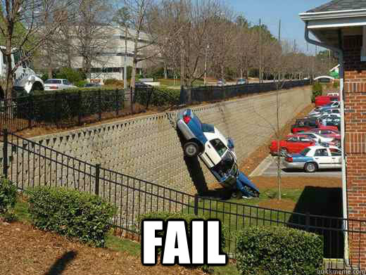  Fail  Whats the problem Officer