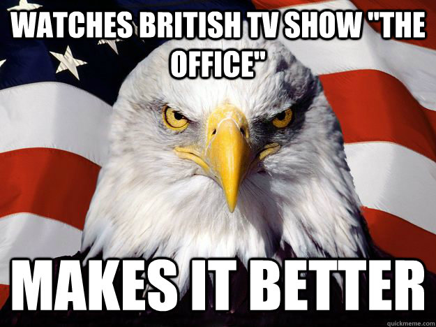 Watches British TV Show 