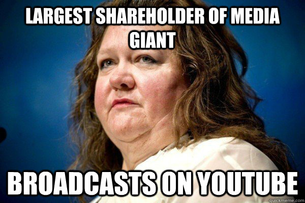 Largest Shareholder of media giant Broadcasts on youtube  Spiteful Billionaire