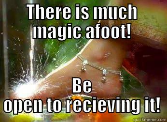 THERE IS MUCH MAGIC AFOOT! BE OPEN TO RECIEVING IT! Misc