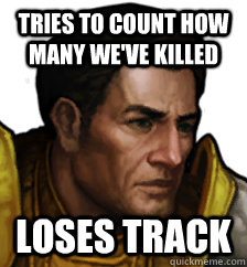Tries to count how many we've killed loses track  