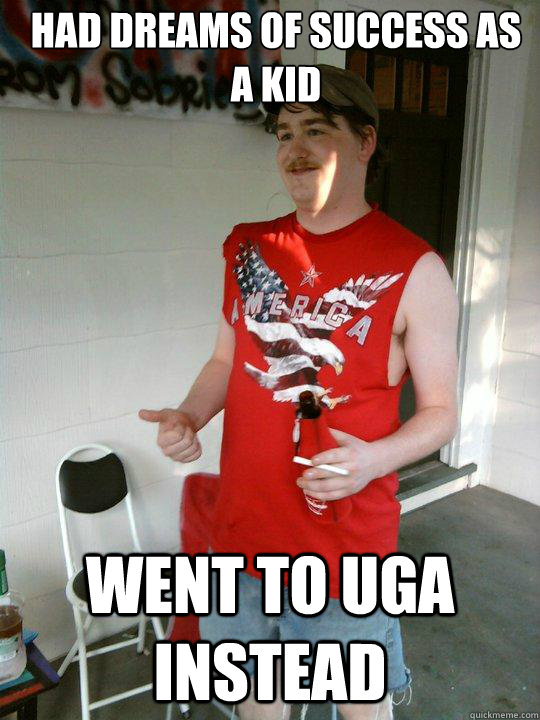 Had dreams of success as a kid Went to uga instead  Redneck Randal