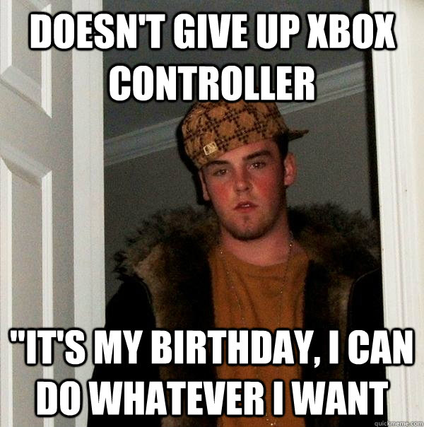 doesn't give up xbox controller 