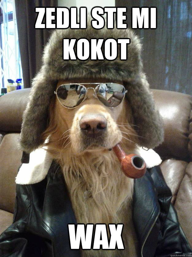 zedli ste mi kokot wAx - zedli ste mi kokot wAx  Overly Suave Dog