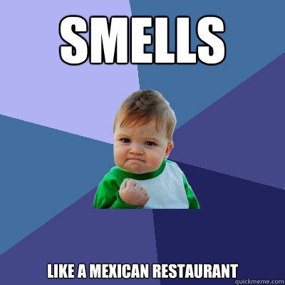 SMELLS like a Mexican restaurant  Success Kid