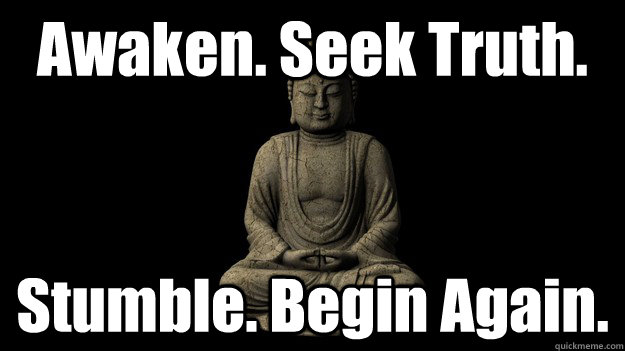 Awaken. Seek Truth. Stumble. Begin Again.  