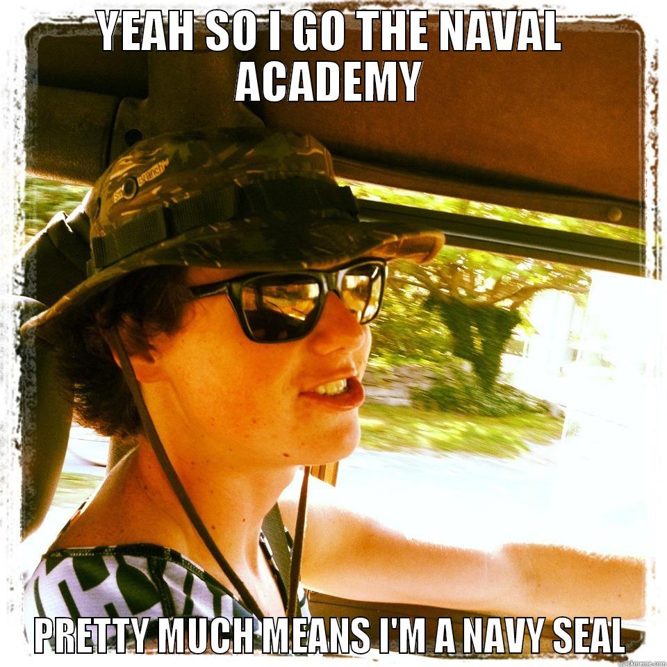 SCUMBAG HOFFMAN - YEAH SO I GO THE NAVAL ACADEMY PRETTY MUCH MEANS I'M A NAVY SEAL Misc