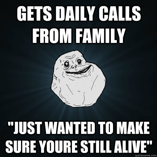 gets daily calls from family 