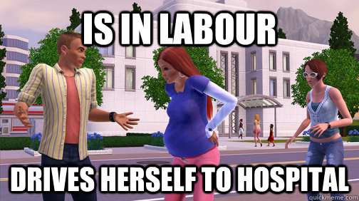 Is in labour drives herself to hospital - Is in labour drives herself to hospital  Misc