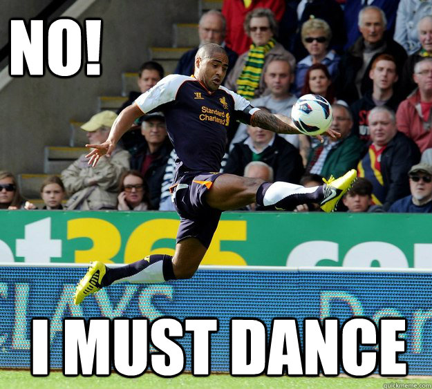 No! I must Dance  - No! I must Dance   Glen Johnson must dance!