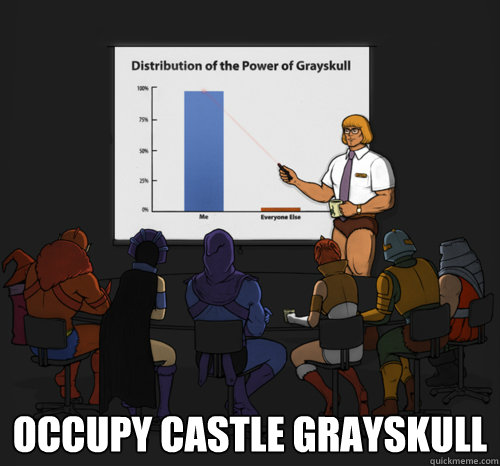  occupy castle grayskull  Power of Grayskull