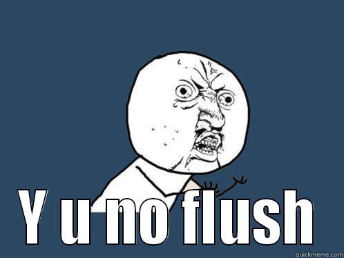  Y U NO FLUSH Y U No