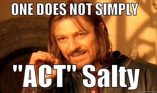     ONE DOES NOT SIMPLY        