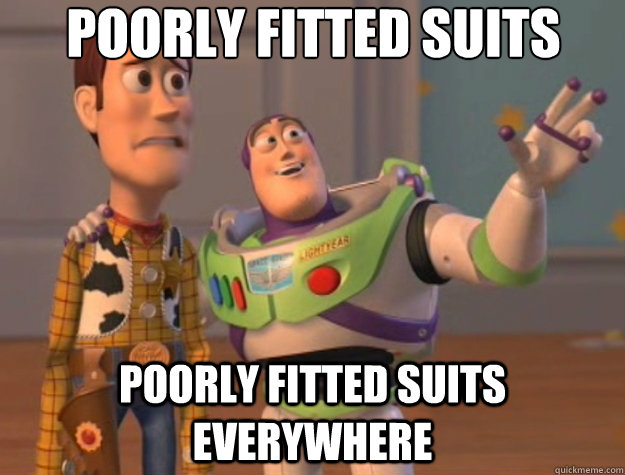 Poorly fitted suits Poorly fitted suits everywhere  Toy Story