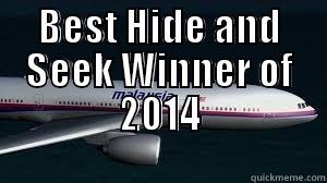 Malaysian Airlines - BEST HIDE AND SEEK WINNER OF 2014  Misc