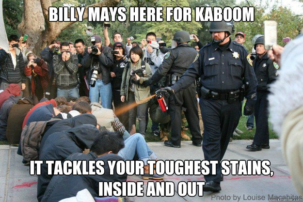 billy mays here for kaboom it tackles your toughest stains, inside and out - billy mays here for kaboom it tackles your toughest stains, inside and out  UCDavis