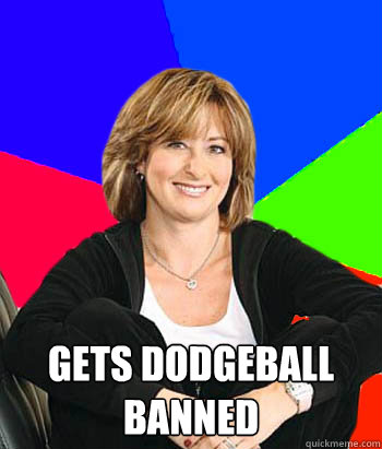  GETS DODGEBALL BANNED  Sheltering Suburban Mom