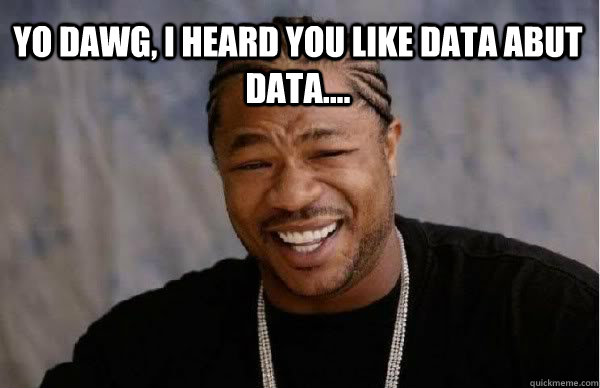 yo dawg, i heard you like data abut data....   Yo Dawg BFMV