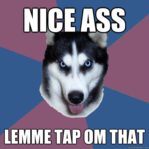 Nice ass  Lemme tap om that - Nice ass  Lemme tap om that  Creeper Canine