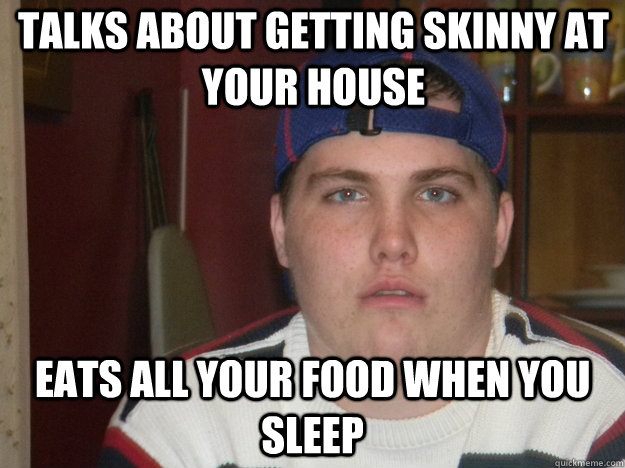 talks about getting skinny at your house eats all your food when you sleep  fat joe