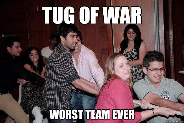 Tug of war worst team ever - Tug of war worst team ever  Indian tuggy-tug