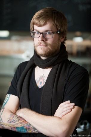 I'M FROM PATAGONIA, AZ YOU'VE PROBABLY NEVER HEARD OF IT Hipster Barista