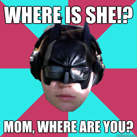 WHERE IS SHE!? MOM, WHERE ARE YOU?  Batman Nerd