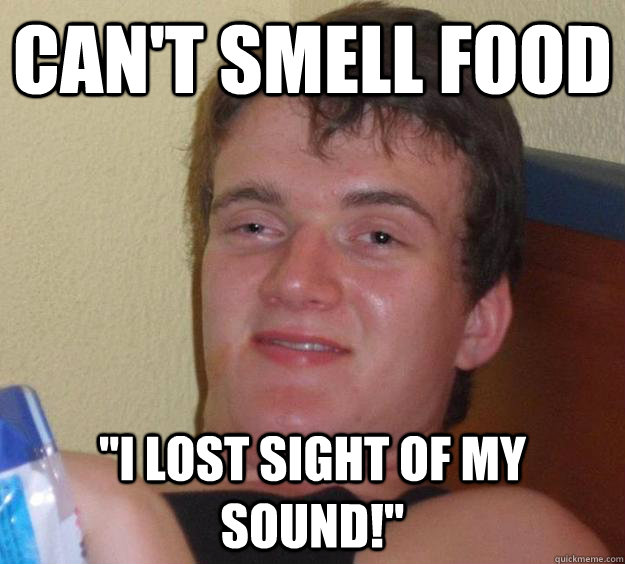 can't smell food 