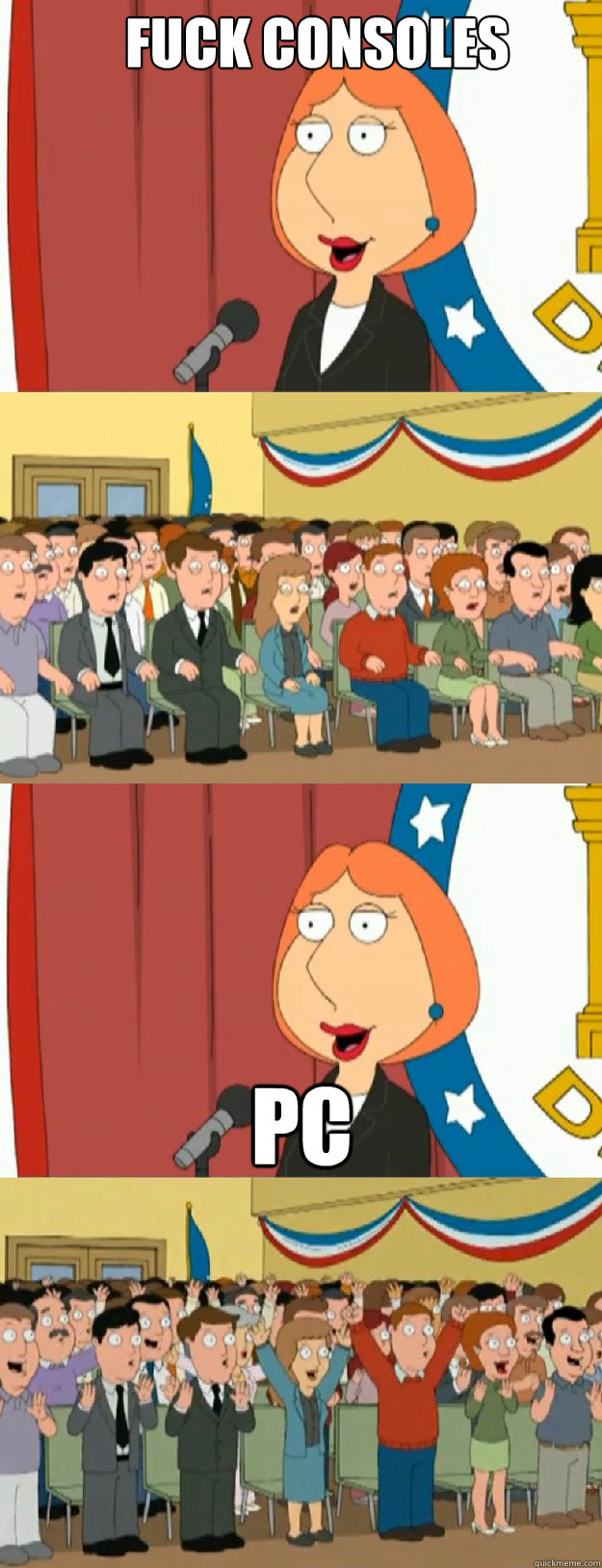 fuck consoles Pc - fuck consoles Pc  Lois Griffin