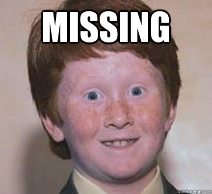 MISSING   Over Confident Ginger