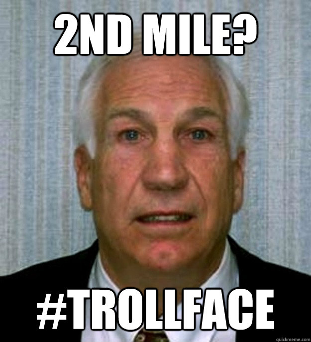 2nd mile? #trollface  