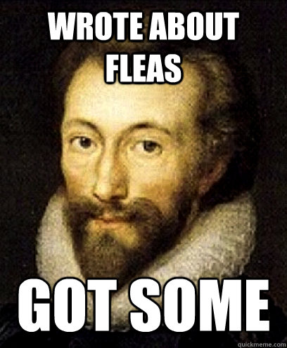 wrote about fleas got some  John Donne