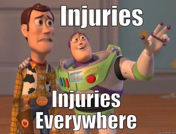        INJURIES INJURIES EVERYWHERE Misc