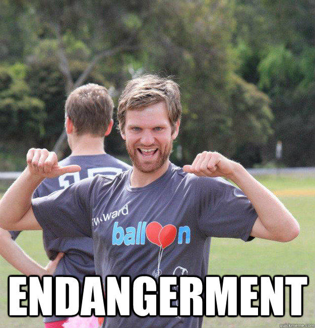  endangerment  Intermediate Male Ultimate Player