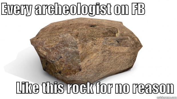 Archeologists on fb - EVERY ARCHEOLOGIST ON FB                    LIKE THIS ROCK FOR NO REASON Misc