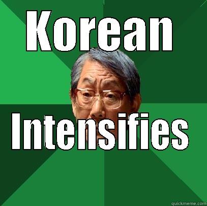 KOREAN INTENSIFIES High Expectations Asian Father