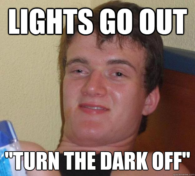 Lights go out 