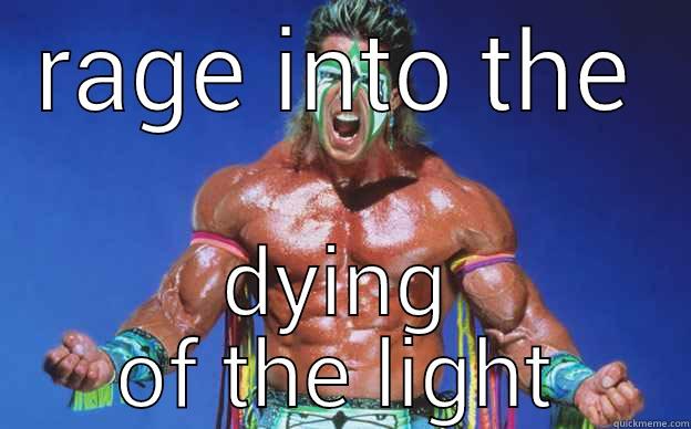 RAGE INTO THE DYING OF THE LIGHT Misc