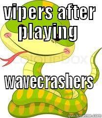 kicks the shit out of donkey - VIPERS AFTER PLAYING  WAVECRASHERS Misc