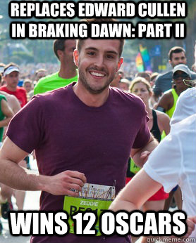 Replaces Edward Cullen in Braking Dawn: Part II Wins 12 Oscars  Ridiculously photogenic guy