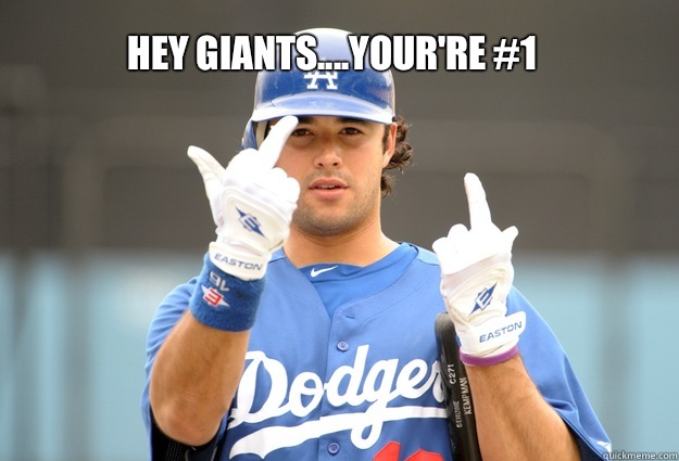 Hey Giants....Your're #1  