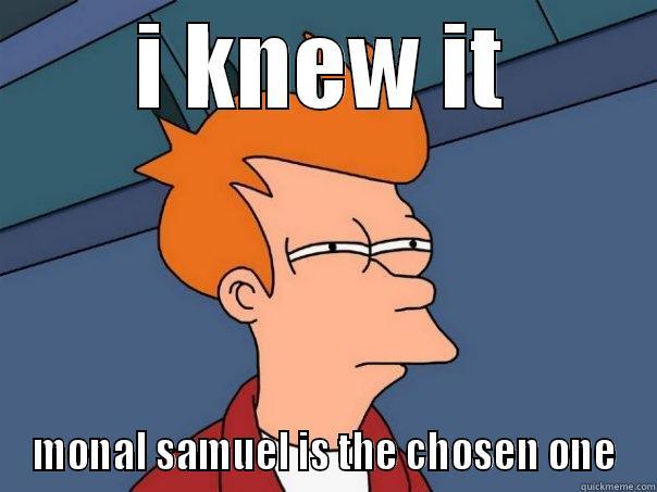 that moment - I KNEW IT MONAL SAMUEL IS THE CHOSEN ONE Futurama Fry