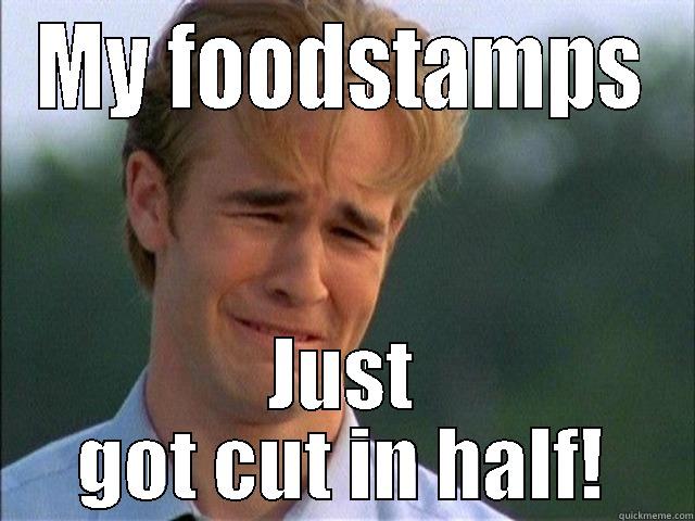 MY FOODSTAMPS JUST GOT CUT IN HALF! Misc