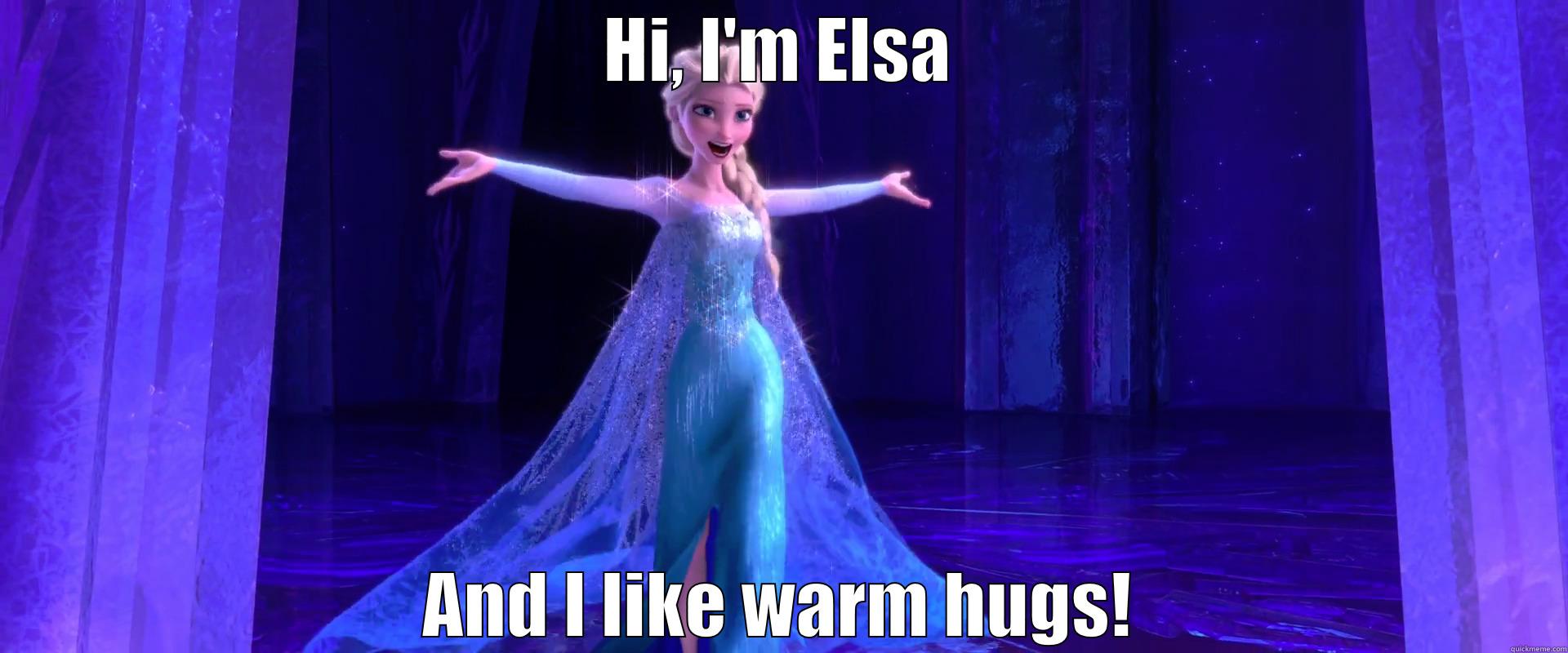 Frozen Elsa - HI, I'M ELSA AND I LIKE WARM HUGS! Misc