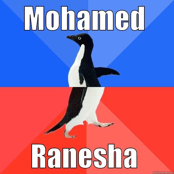 MOHAMED RANESHA Socially Awkward Awesome Penguin