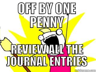 OFF BY ONE PENNY REVIEW ALL THE JOURNAL ENTRIES All The Things