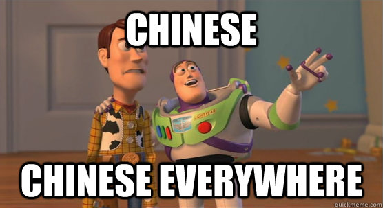 CHINESE chinese everywhere  Toy Story Everywhere