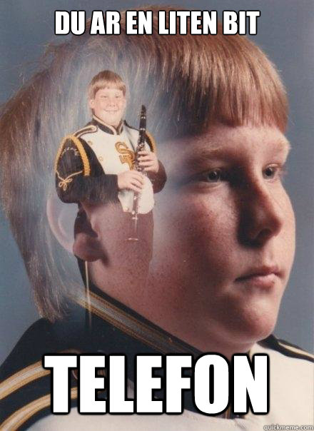 Du ar en liten bit Telefon - Du ar en liten bit Telefon  PTSD Clarinet Boy